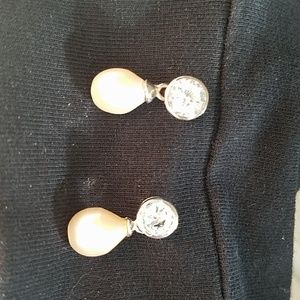 hand crafted pearl earrings